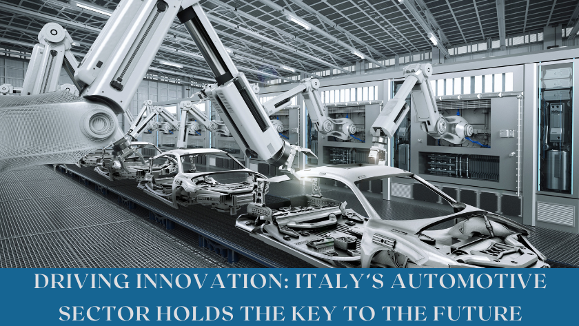 Italian automotive assembly line showcasing advanced robotics and innovation