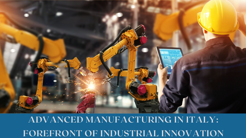 Italian advanced manufacturing and automation machinery in a modern industrial facility.