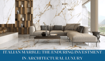 Blocks of Italian marble showcased in a quarry, symbolizing timeless elegance and investment potential in luxury architecture.